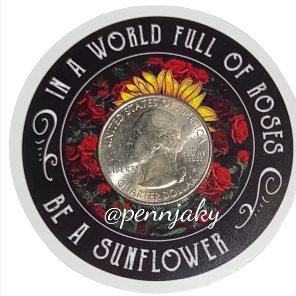 SUNFLOWER lovers 5 stickers mystery bundle for water bottles laptop card laptop - Picture 6 of 8